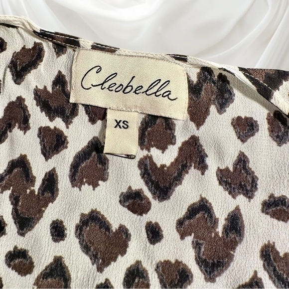 Cleobella ‘Miles’ Leopard Printed Wrap Dress Size XS - Picture 3 of 16